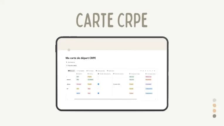 Carte CRPE